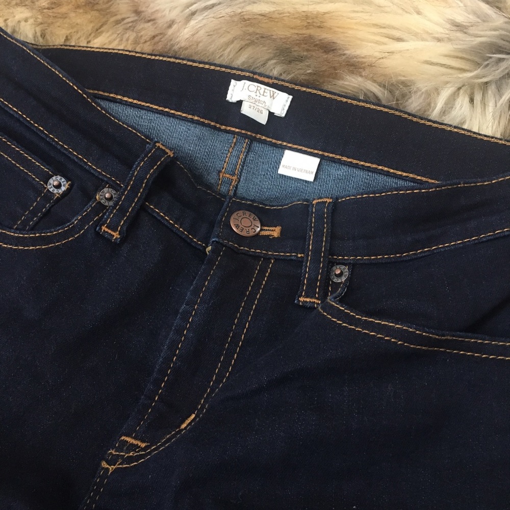 J. Crew size 26/27 stretch skinny jeans