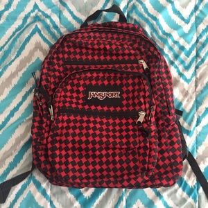 Black and Red Jansport Backpack