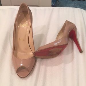 Louboutin nude heels