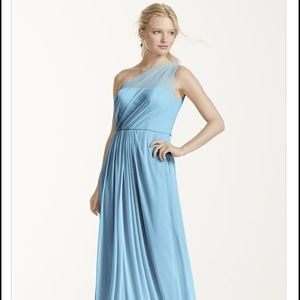Baby Blue Bridesmaid Dress