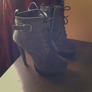 Aldo Lace-up Platform Ankle Boots