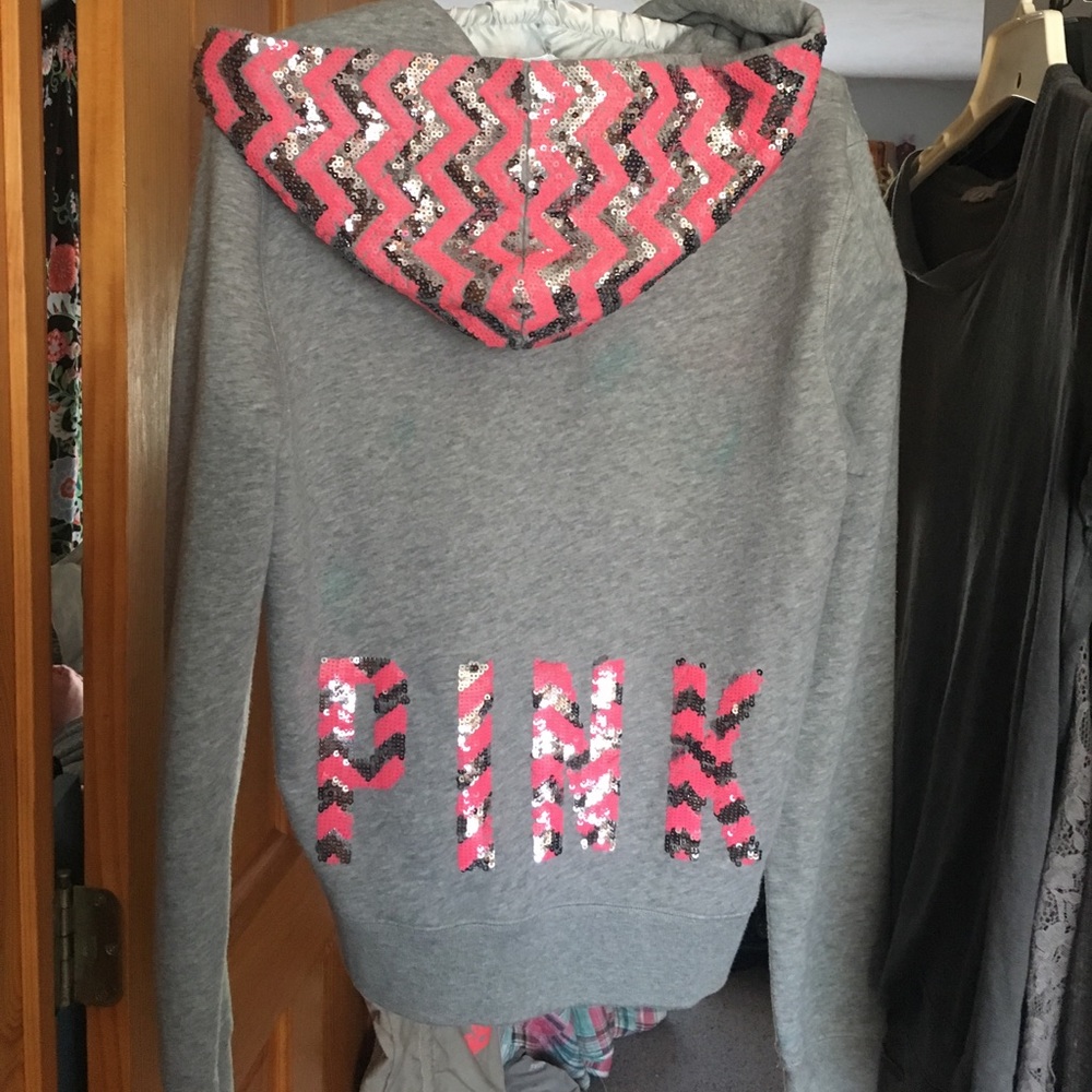 Victoria secret sequin hoodie