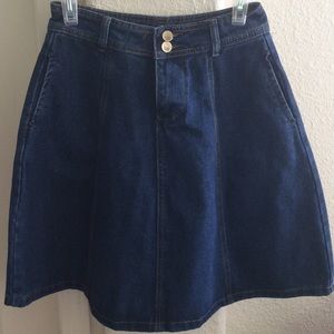 Denim skirt