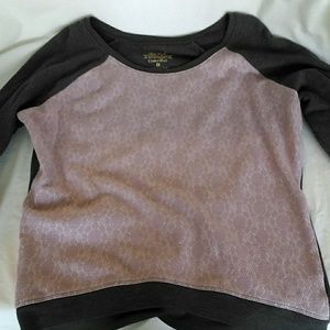 Purple accented sweatshirt