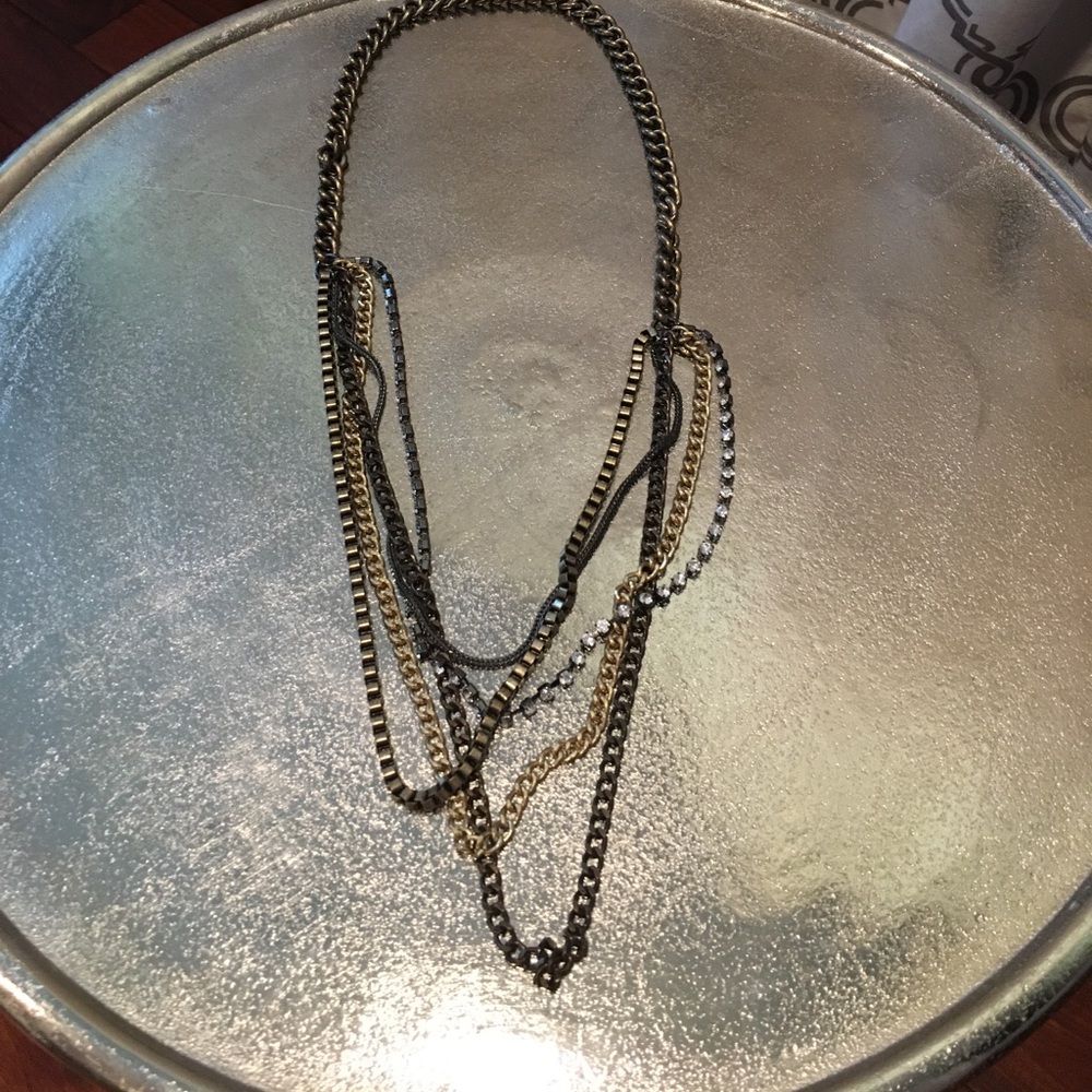 J.Crew Mixed Tone/Linked Necklace