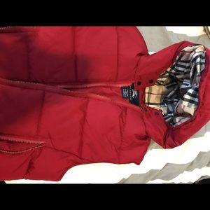 Child's large (or small adult) Burberry vest