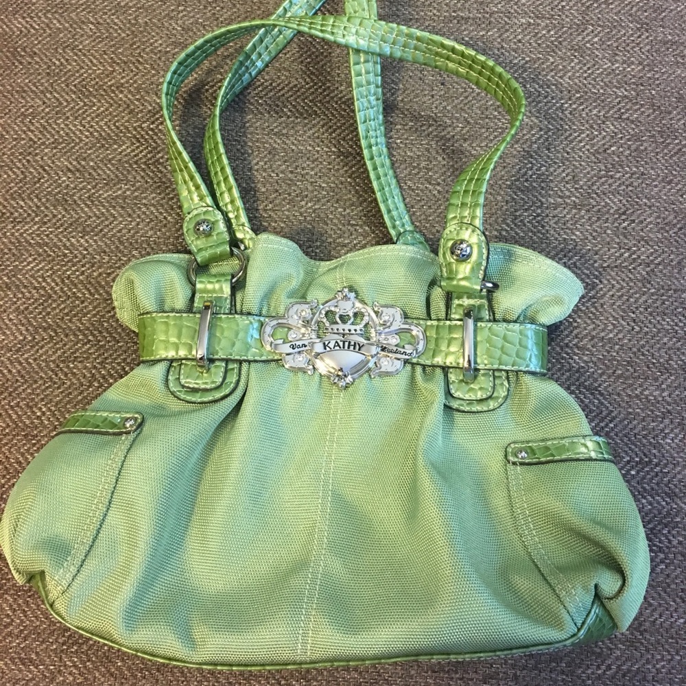 Green handbag