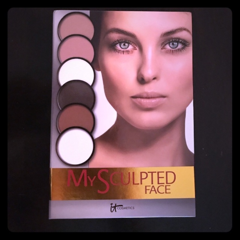 iT cosmetics my sculpted face pallette powder new