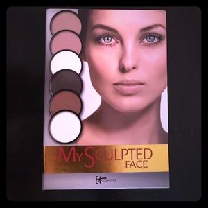 iT cosmetics my sculpted face pallette powder new