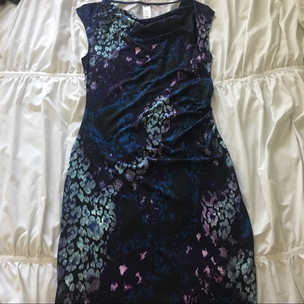 Knee Length Snakeskin Dress