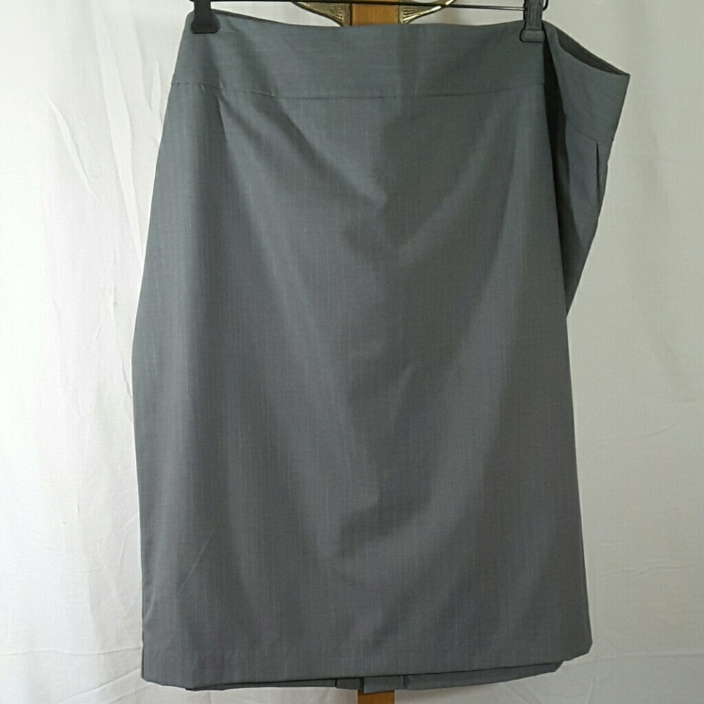 Massimo Charcoal Skirt 24W Plus Size