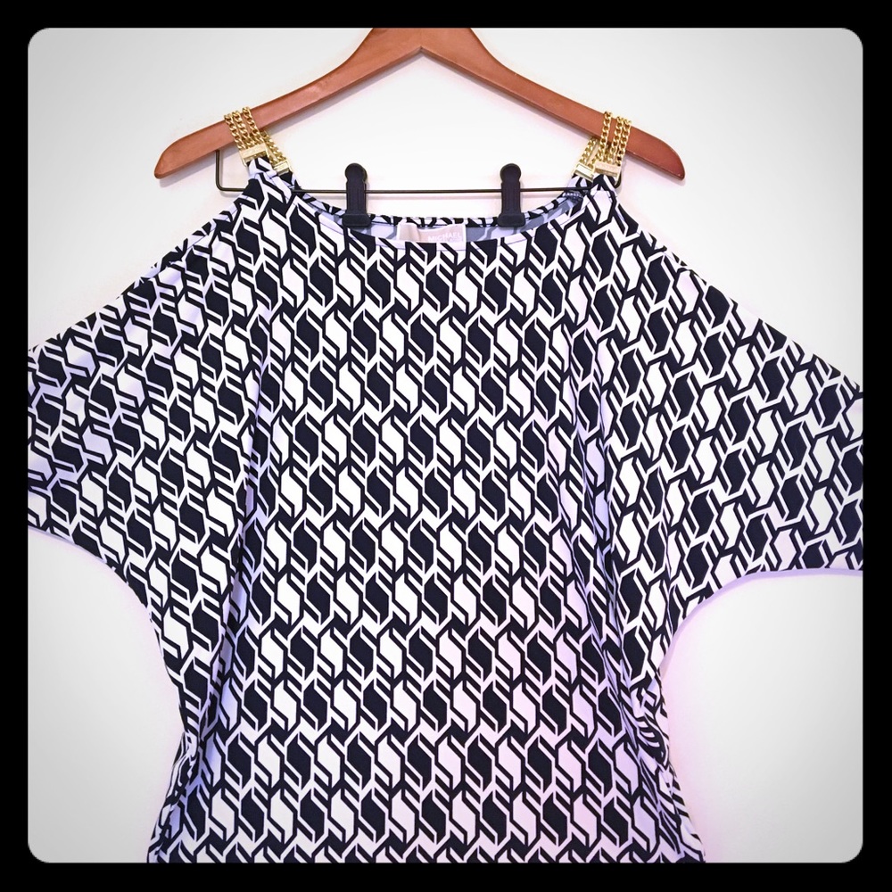 Michael Kors Cold Shoulder Dressy Shirt