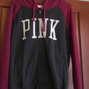 Two toned PINK hoodie