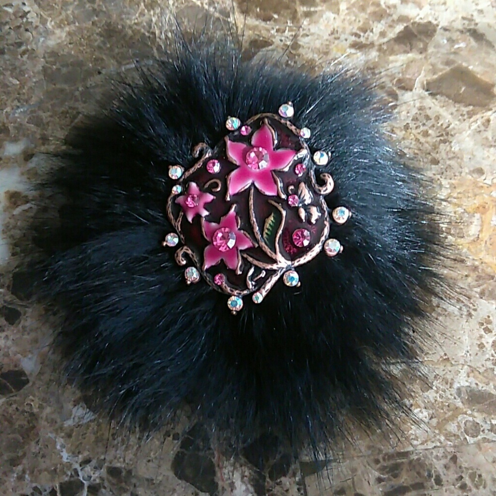 Vintage Fur Brooch