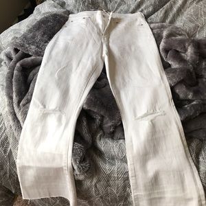BNWT white Madewell cali Demi boot jean size 31
