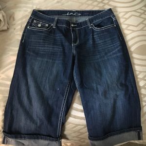 Inc denim capris