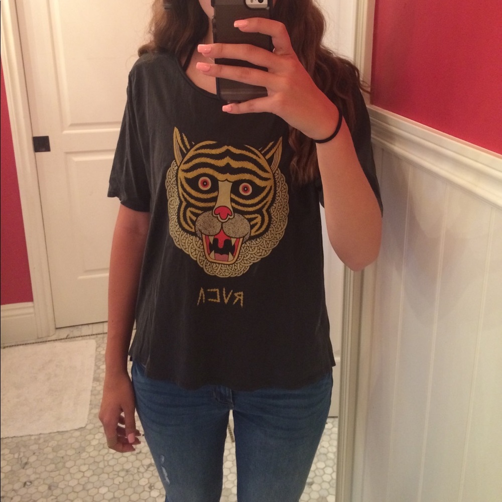 RVCA NEVER WORN!! Dark gray tee