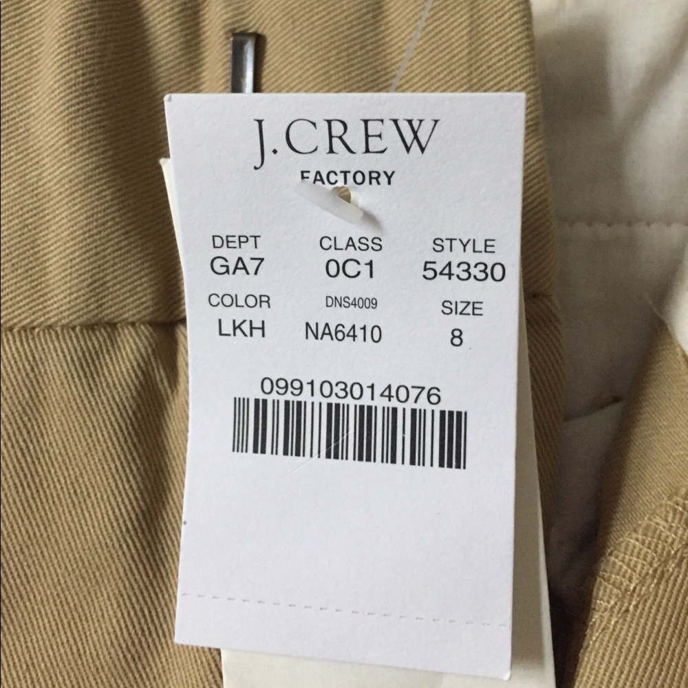 Wide Leg Jcrew factory khakis