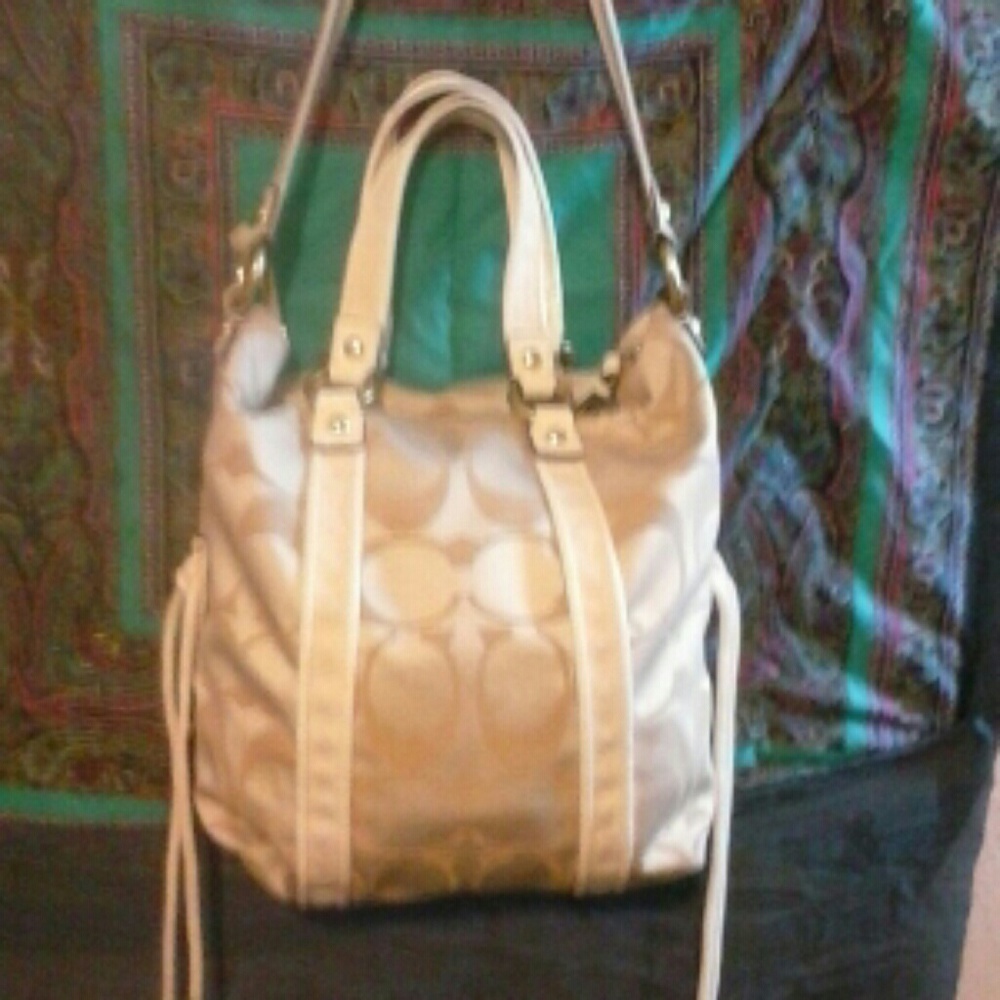 Coach Signature Poppy Daisy Bag