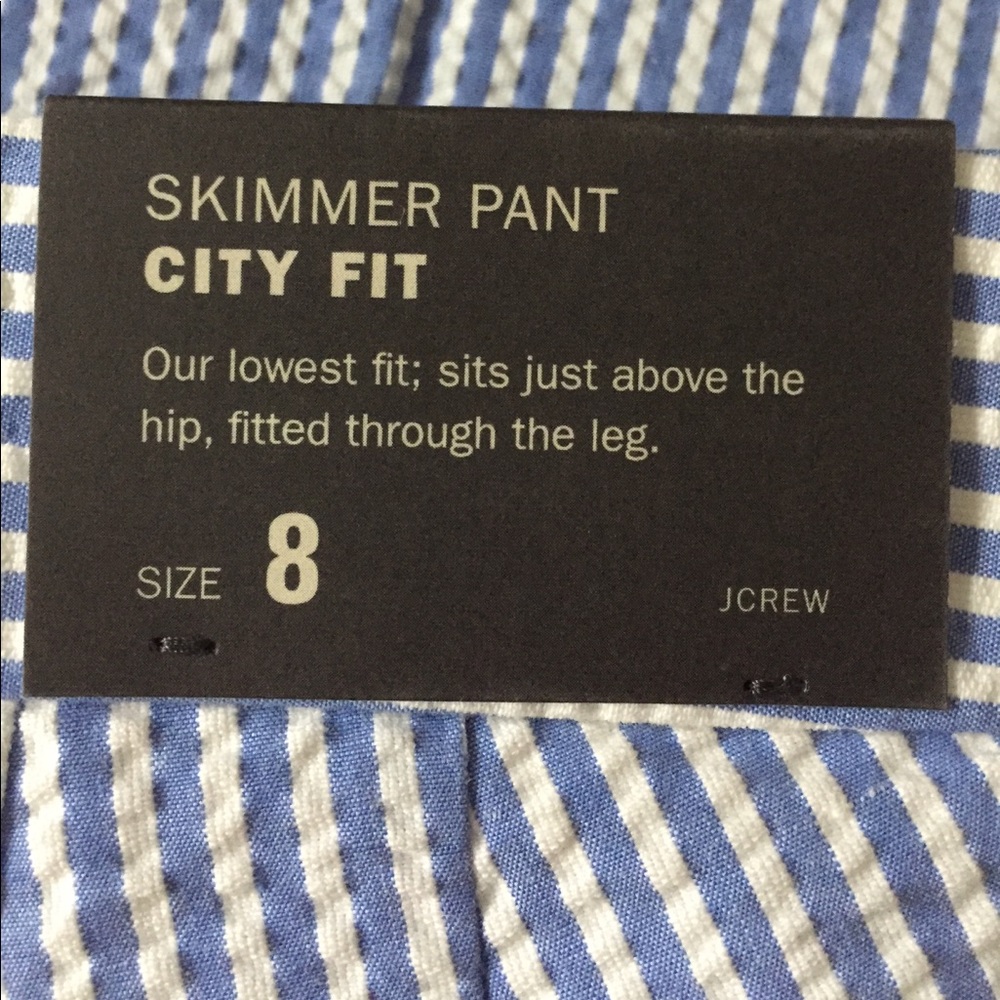 Seersucker J.crew trouser