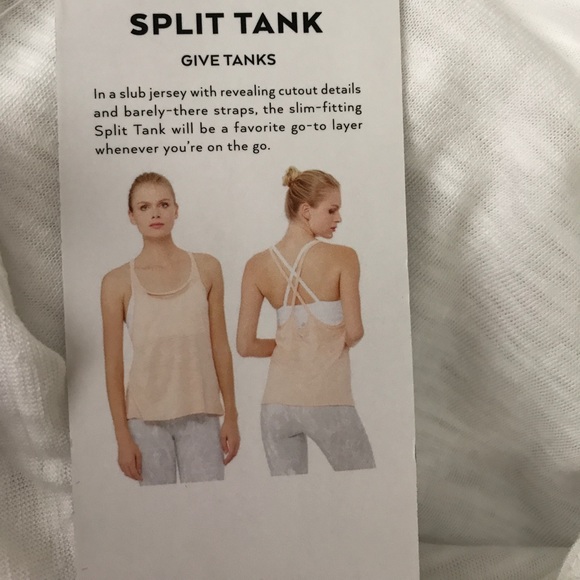 Alo Yoga White Split Tank - Picture 4 of 7