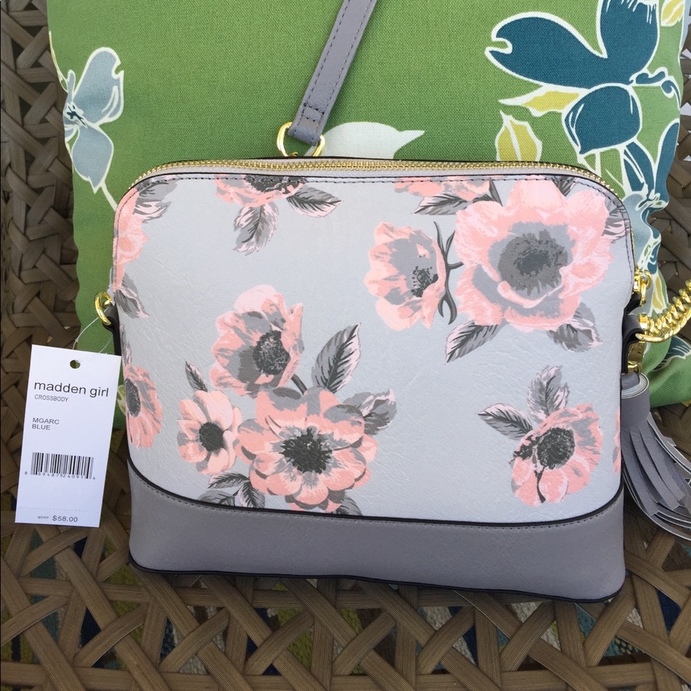 Madden Girl Floral Crossbody Purse - NWT - Picture 5 of 5