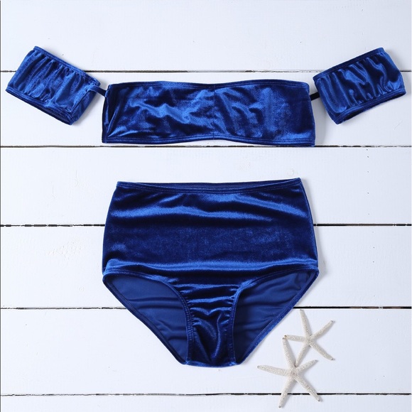 Other - Velvet High Waisted Bikini