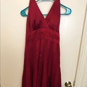 Red Calvin Klein dress