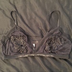 Mesh Lace Black Bralette