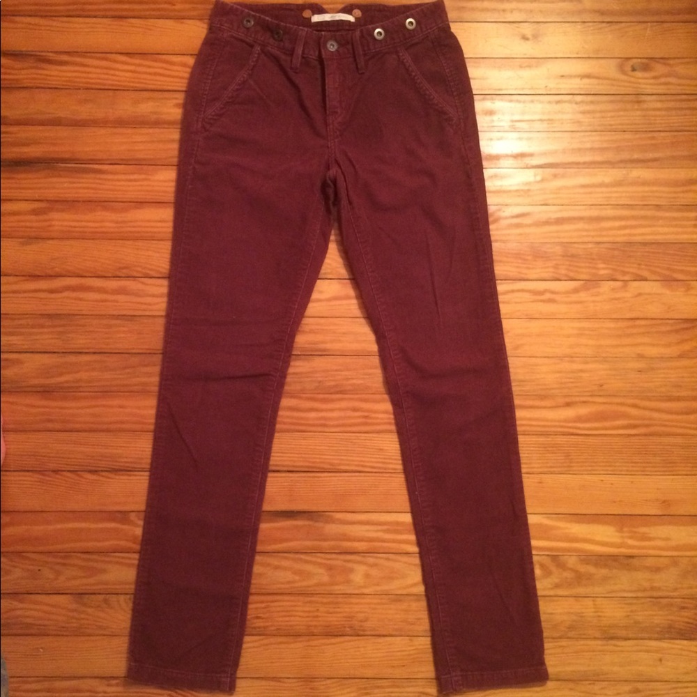 Burgundy Levi's corduroy pants