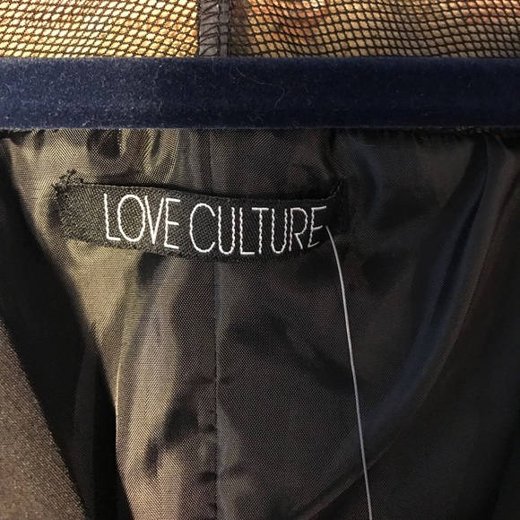 Love Culture Single-Button Fishnet Blazer, Size S - Picture 3 of 4