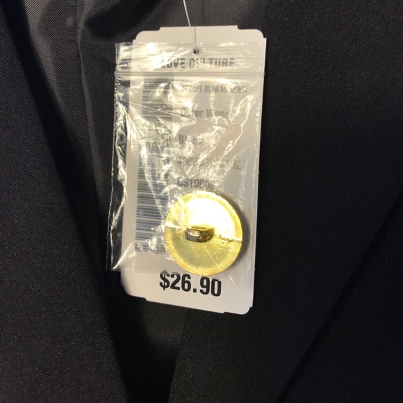 Love Culture Single-Button Fishnet Blazer, Size S - Picture 4 of 4