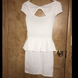 Charlotte Russe peplum dress S