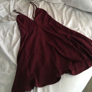 Maroon dress
