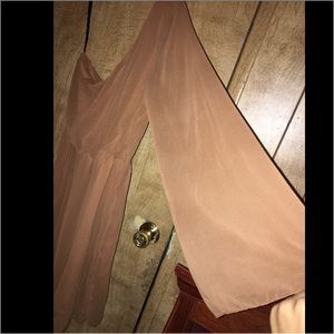 Papaya One shoulder dress M