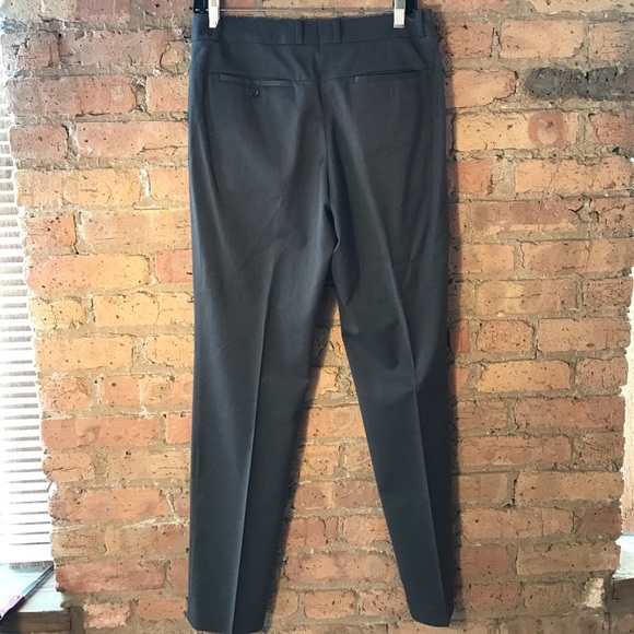 H&M Women's Skinny Leg Gray Dress Pant, Size 8 - Picture 2 of 3
