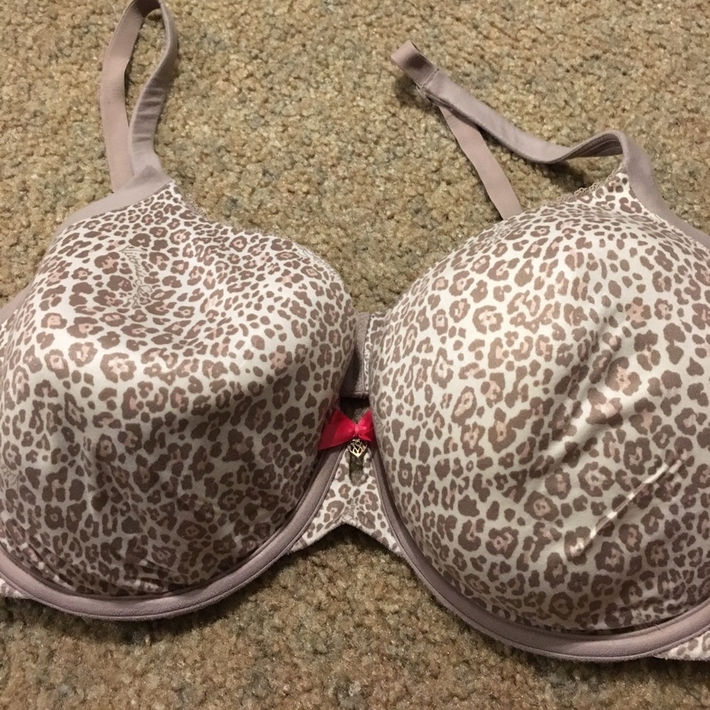 Neutral Leopard Print Victoria's Secret Bra