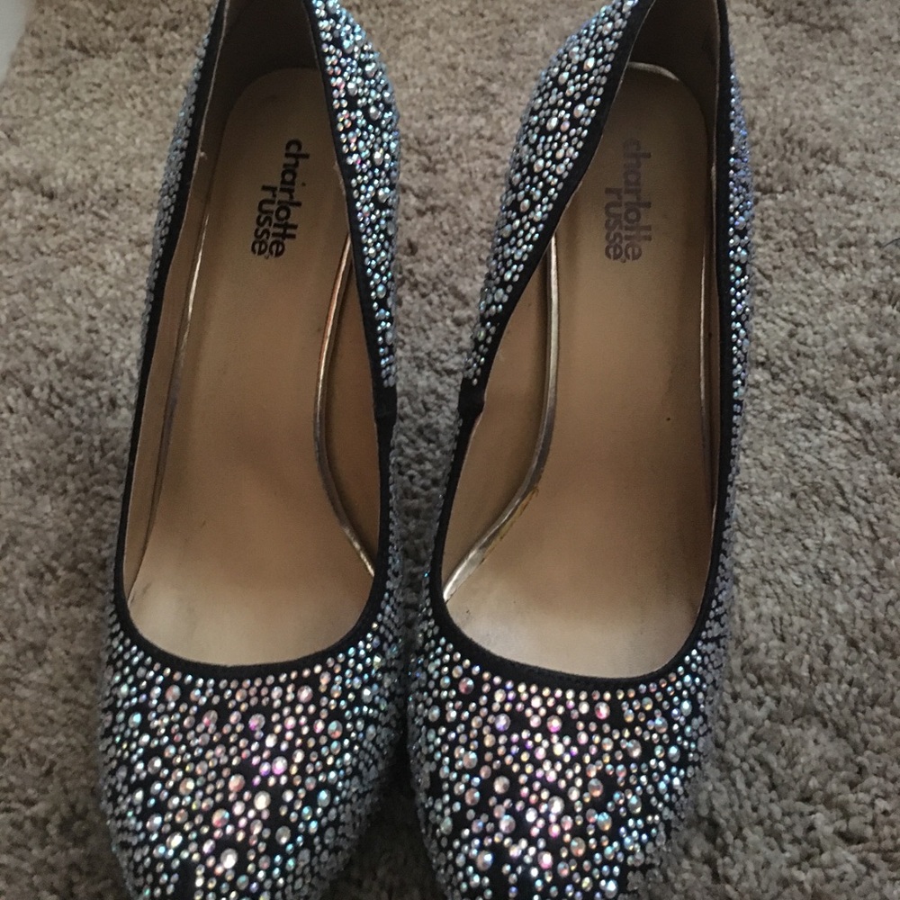 Rhinestone heels