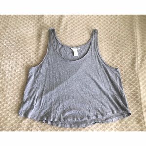Gray H&M basic tank top