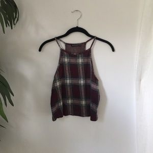 Brandy Melville cropped halter top