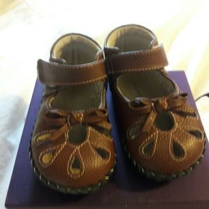 Hand-crafted genuine leather Pediped brown 18-24