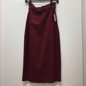 Black Halo high waisted Pencil Skirt - Mulberry 8