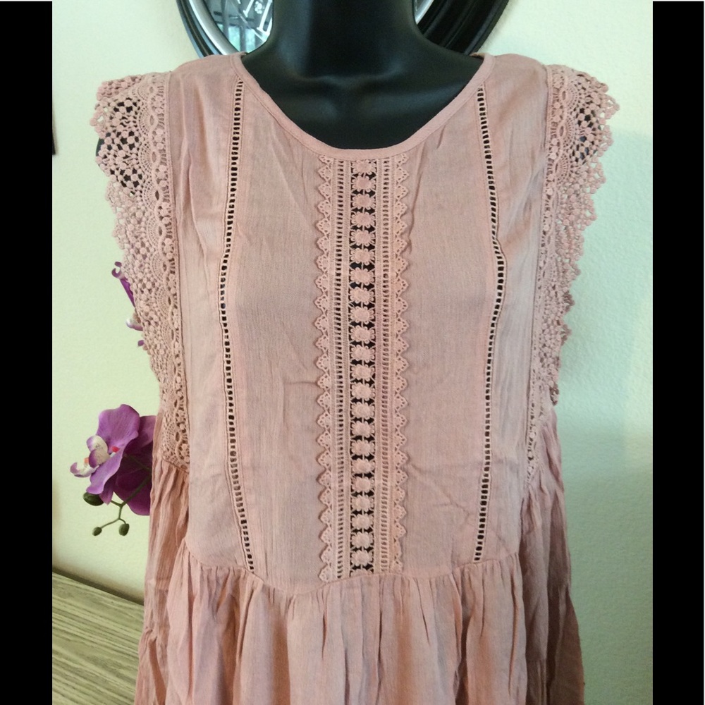 Dusty Rose Dress - Picture 3 of 5