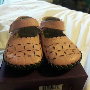 Pediped hand crafted genuine leather pretty pink