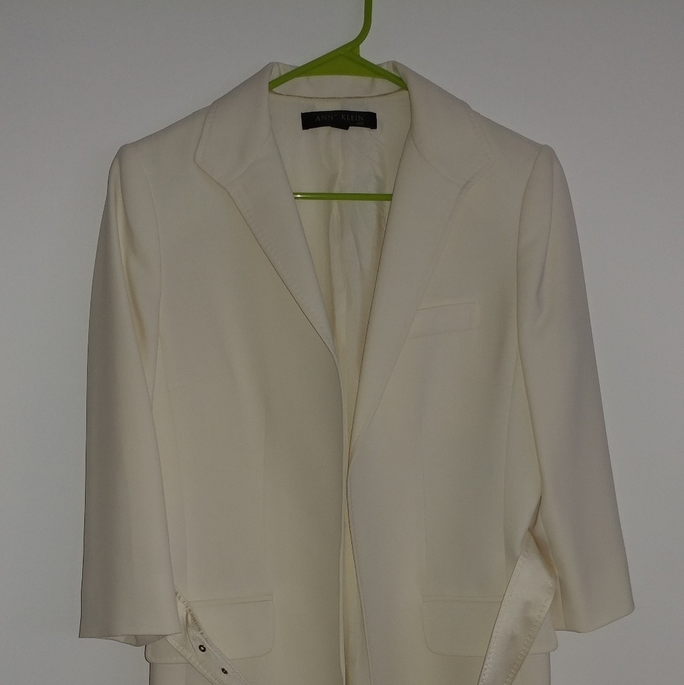 Anne Klein 2pc white dress