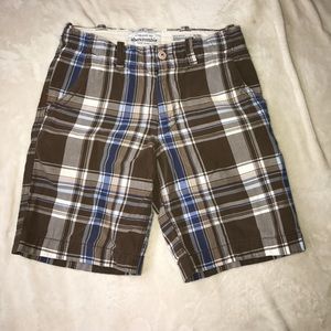 Abercrombie plaid shorts