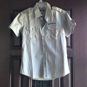 NEW WITHOUT TAG, NAGATA MEN BUTTON DOWN SHIRT.