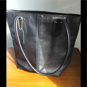 Vintage Authentic Coach Shoulder Tote Bag No. 7304