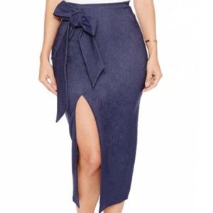 Naked Wardrobe Denim Skirt