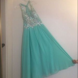 Beautiful Aqua special event dress